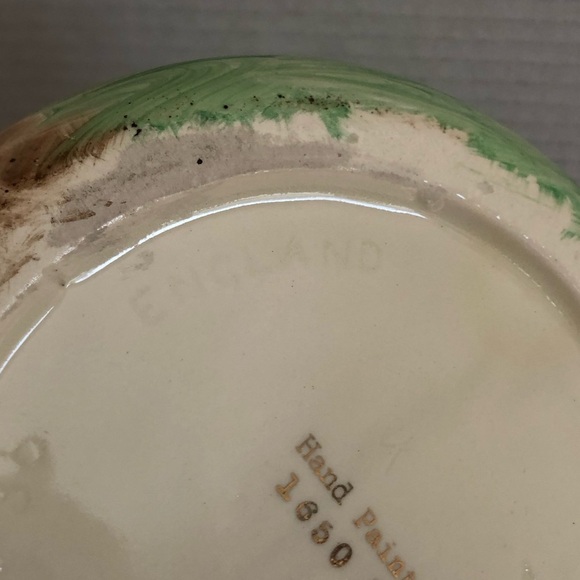 Vtg 1930s Myott Sons and Co Ceramic Pitcher - Picture 8 of 15